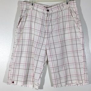 Vintage Paco Jeans Plaid Print Long Shorts - 33